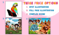 create children book illustrations and cover design