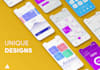 make a mobile app UI UX design