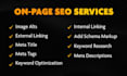 on page SEO services with proper keyword research