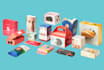 do custom packaging box design and box dieline cutline