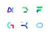 design a modern ai tech apps saas software logo