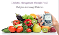 be your nutritionist to manage your blood sugar, menu plan