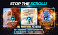 design cinematic motion flyer and modern poster for events and parties