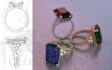 do 3d jewelry design engagement and wedding rings