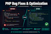 fix php bugs and build custom php mysql features