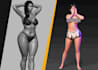 create high quality 3d printing models and game assets