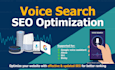 do google voice search SEO optimization for local ranking