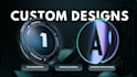 create custom 3d nft coin animation in perfect loop