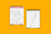 design handwriting, coloring and activity workbook for kids