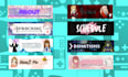 create twitch panels, emotes, logo, and overlays
