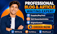 be your SEO website content writer, article and blog writer