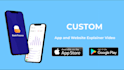 design a customized mobile app explainer video