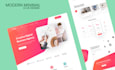 make a modern website UI UX design on figma