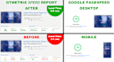 do wordpress speed optimization for google pagespeed insights