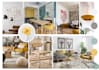 do moodboard,sample board to highlight your interior ideas