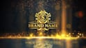 make luxury gold logo intro animation in 4k