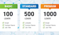 do b2b linkedin lead generation and find valid email address list building