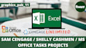 do sam cengage ms office projects excel access powerpoint data entry