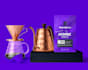 luxury coffee and tea packaging and label design for your brand