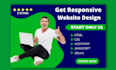 be your front end web developer using HTML CSS bootstrap js