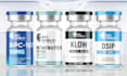 design clean peptide vial label, vial label design, product label design