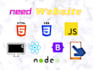 create responsive websites in html css javascript react node