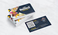 create promotional business card design with print ready files
