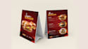 design a beautiful and fast restaurant menu