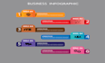 design unique professional business infographics, flowchart