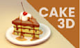 make cute 3d icon designs look real