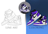 draw your shoes into vector art or cartoon within 24 hours