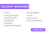 be your clickup virtual assistant,clickup project management, clickup consultant