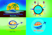 make travel tour holidays logo design