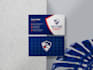 do foil and embossed business card design