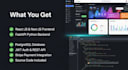 develop full stack web app using react js, next js, fastapi, and python backend