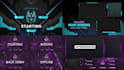 create a design custom animated stream overlay for twitch kick