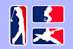 create silhouette nba and mlb logo with your favourites things