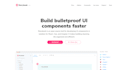 create react next components using stroy book