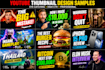 design eye catching youtube thumbnails with high CTR