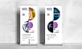 create roll up banner design with print ready files