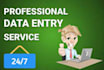 do fastest data entry, excel data entry in 48 hours, web scrap, transcribe PDF