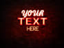 replicate your text or logo in neon style, now animated