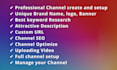 create and setup youtube channel according to your brand