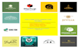 rewrite, background, fascinating logo design