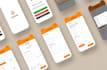 do mobile app UI design professional and creative