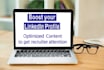 create and optimize your linkedin profile and resume