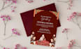 design luxury wedding invitation card