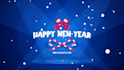 create a merry christmas and happy new year video with your logo on it