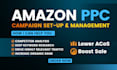 setup, manage and optimise amazon PPC campaigns amazon fba ppc ads campaign