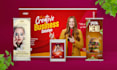 design roll up, retractable, pop up or pull up ,door hanger, rack card
